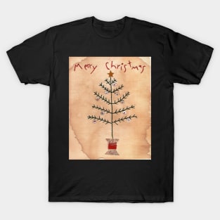 Grandma's Merry Christmas Tree T-Shirt